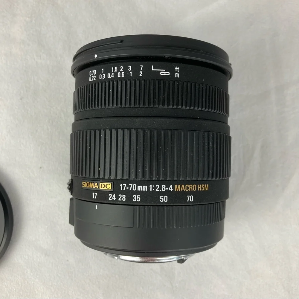 Sigma Lens 17-70mm F2.8-4 DC Macro OS HSM for Sigma AF SA Mount w/ Box & Manual